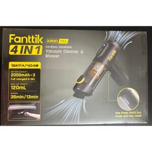 Fanttik 4 in 1 X200 Mix Cordless Handheld Vacuum Cleaner & Blower New Sealed